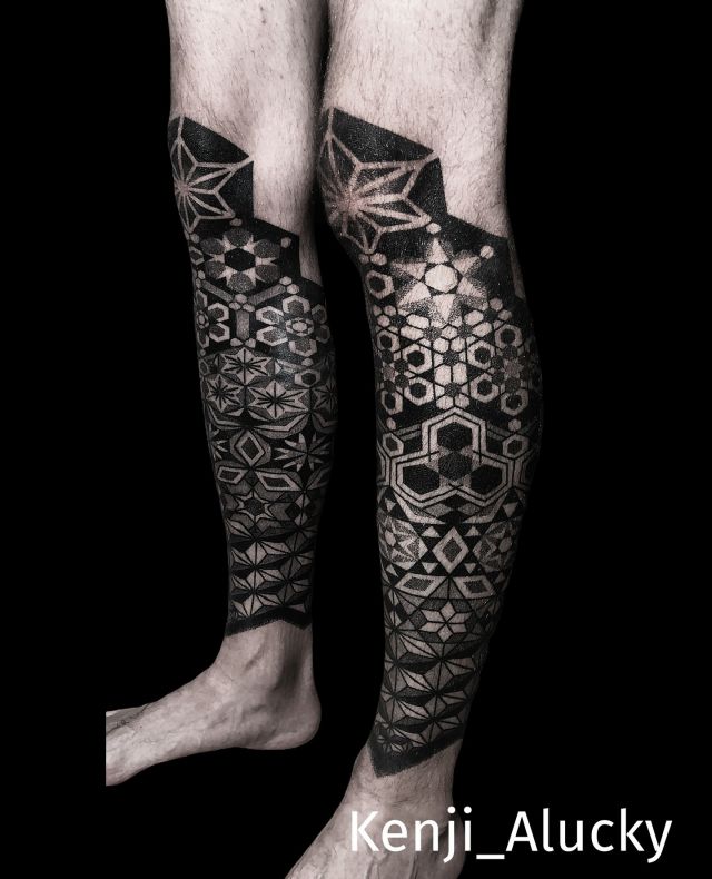 Black Ink Power  Geometric Tattoo Studio Berlin